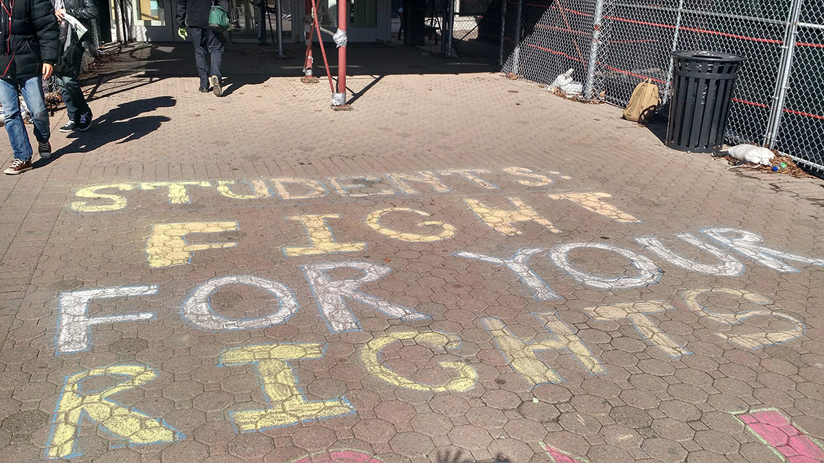 CSI Students Protests CUNY Tuition Hikes