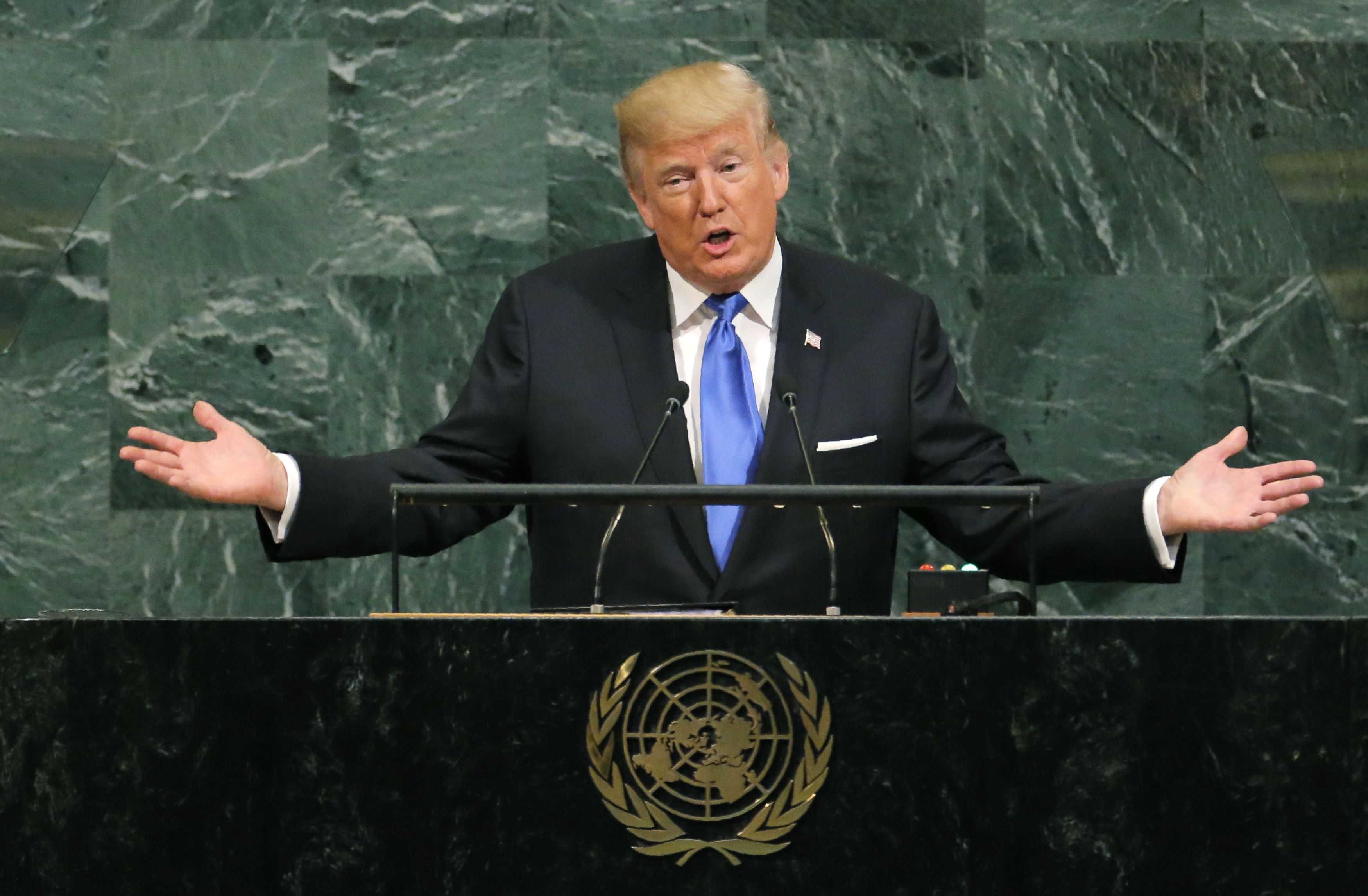 Trump Delivers Powerful Patriotic Speech at U.N.