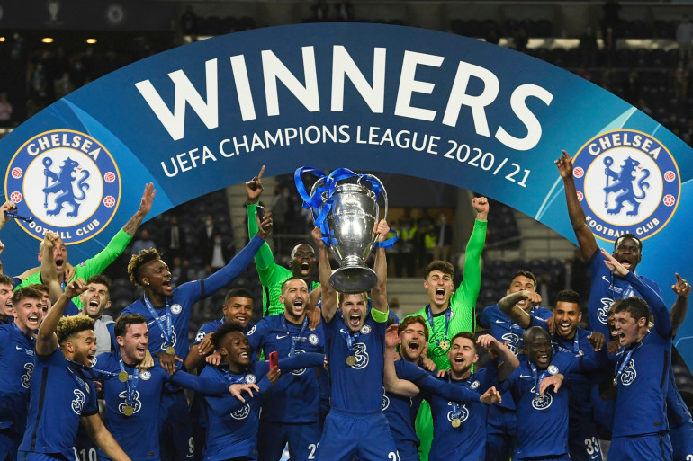 Chelsea, the Champions of Europe!