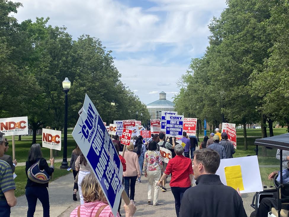 “No Cuts to CUNY”: Rallying in Defense of CSI 