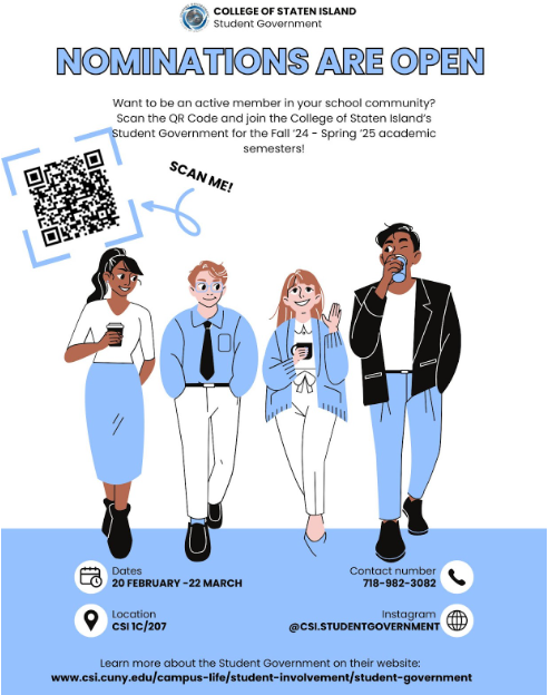 Run for Student Government! Nominations Now Open!